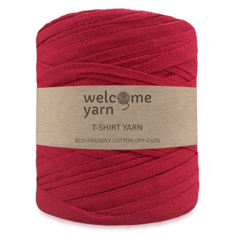 T-shirt Yarn Red-Rose - 2nd Quality