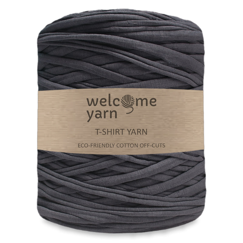 T-shirt Yarn Dark Grey - 2nd Quality