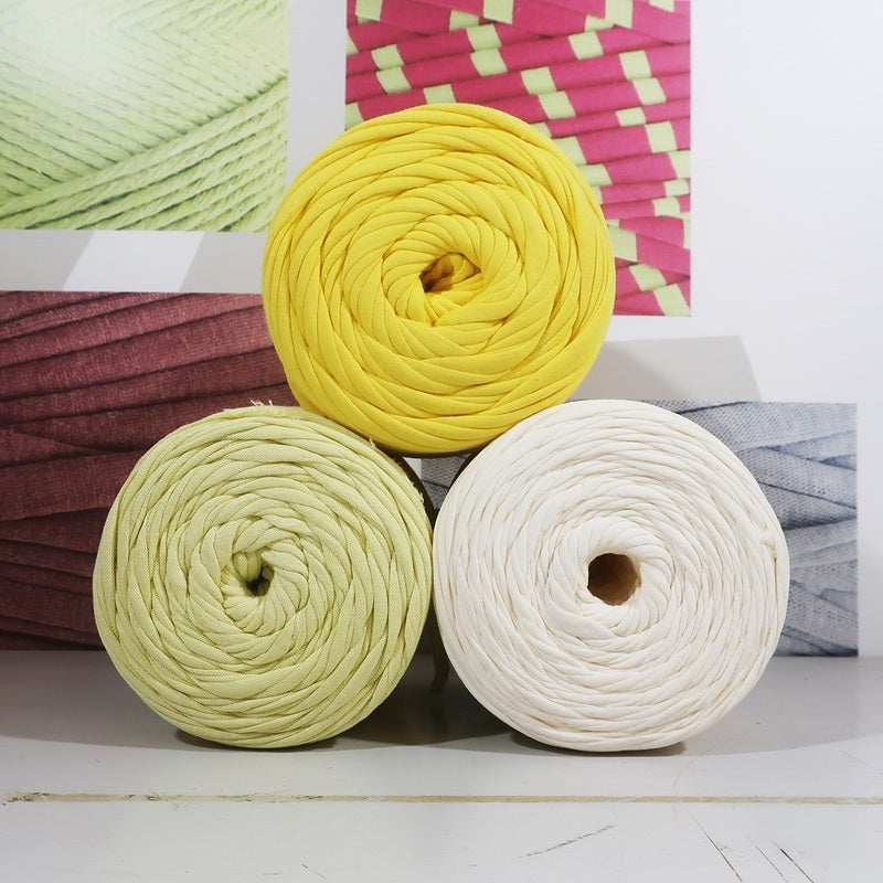 T-shirt Yarn Pack 3x - Yellow Natural Pastel Yellow