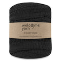 T-shirt Yarn Stretchy Black Stripes