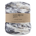 T-shirt Yarn Scruffy Grey White