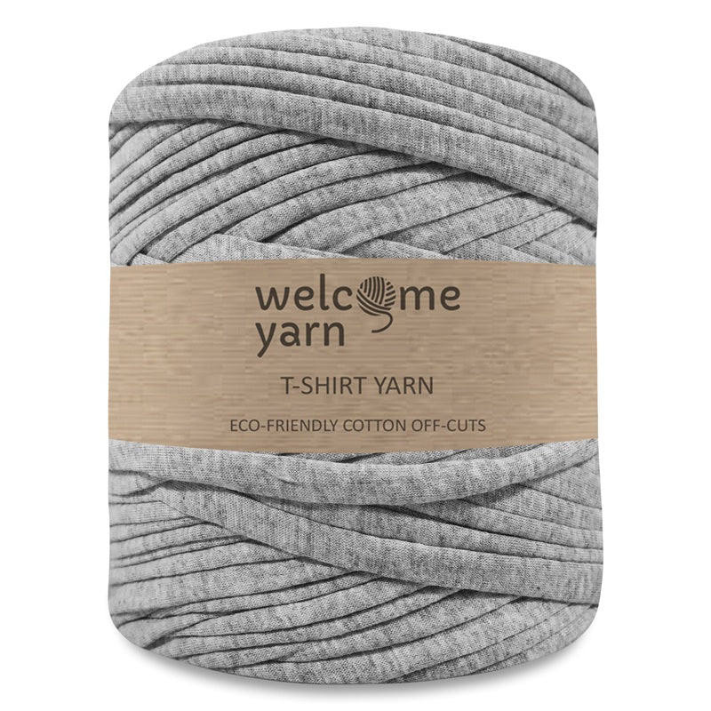 T-shirt Yarn Mottled Grey