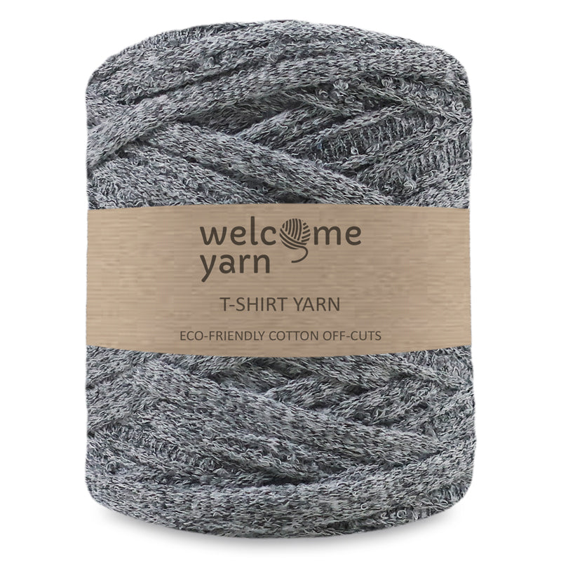 T-shirt Yarn Mottled Grey