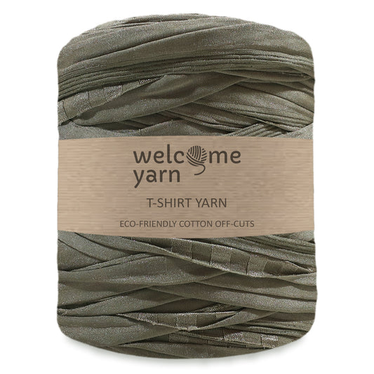 T-shirt Yarn Olive Stripes