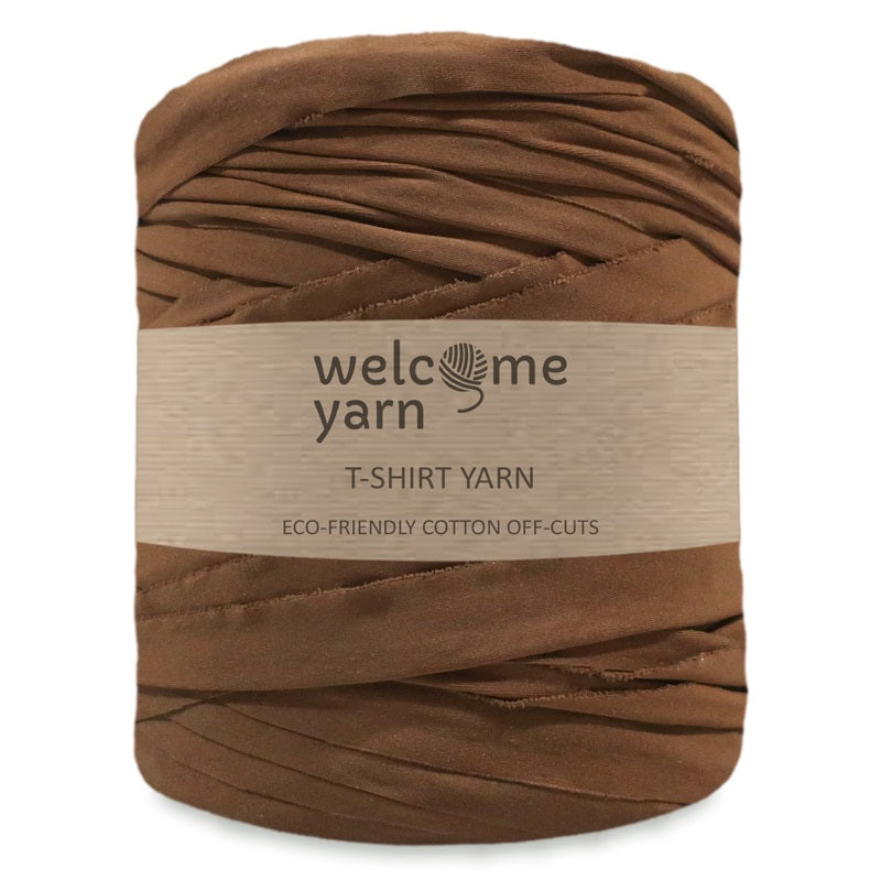 T-shirt Yarn Brown