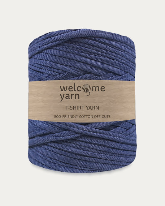 T-shirt Yarn Polo Dark Blue