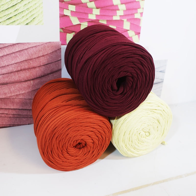 T-shirt Yarn Pack 3x - Bordeaux Orange Yellow
