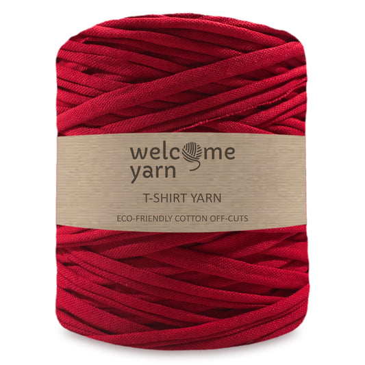 T-shirt Yarn Deep Red - 2nd Quality