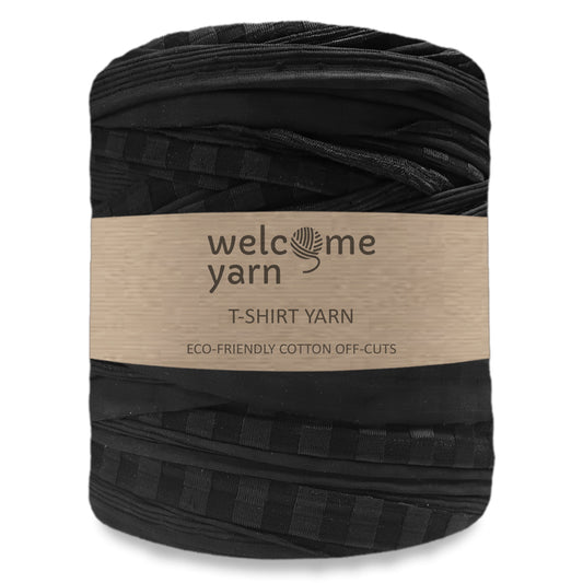 T-shirt Yarn Black Stripes