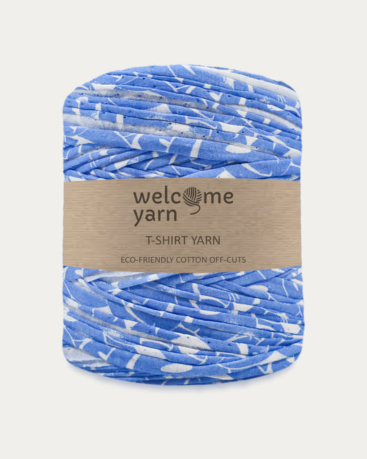 T-shirt Yarn Blue Pattern