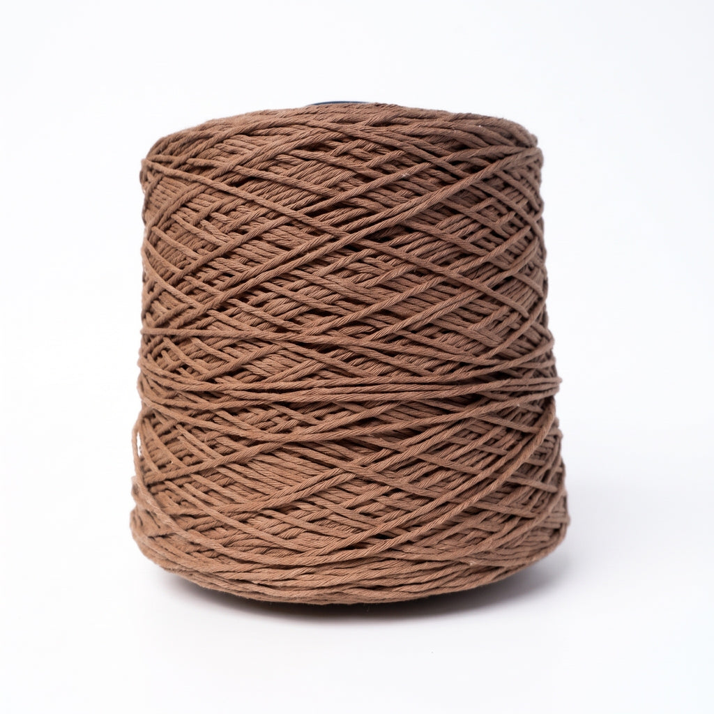 Fio Barbante XL WelcomeYarn 3mm (2.4 kg / ~960m) – Algodão Reciclado para Macramé, Croché e Tricô