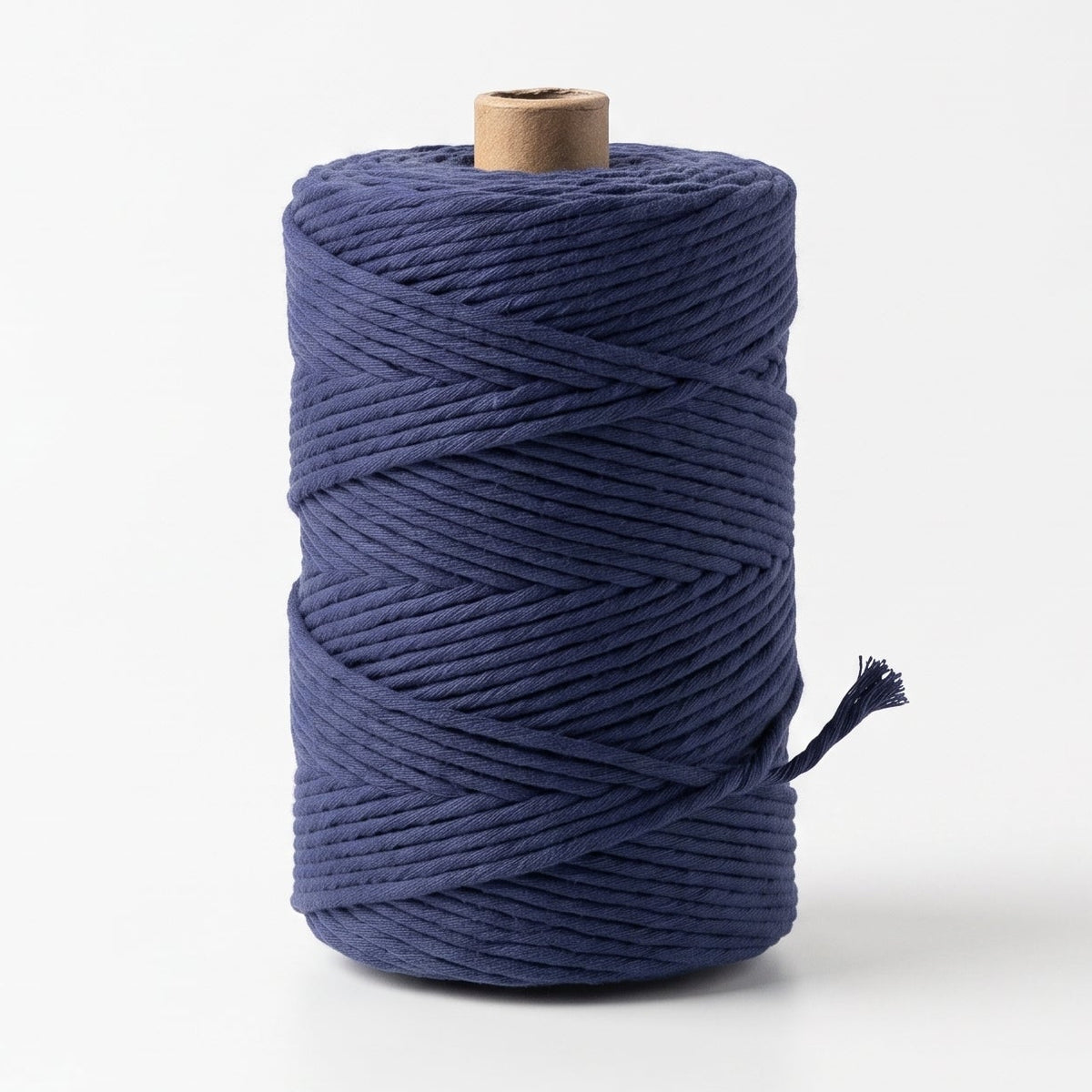 Fio de Algodão Rústico WelcomeYarn – Azul Escuro 900g | 3mm