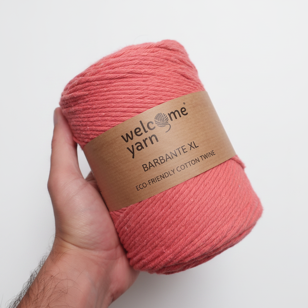 Fio Barbante XL 500g Rosa Coral