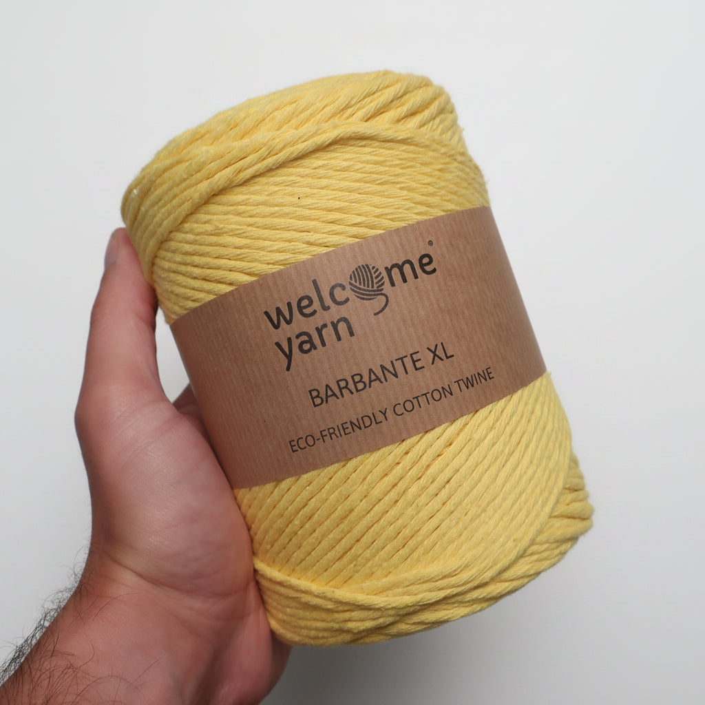 Fio Barbante XL 500g Amarelo Limão