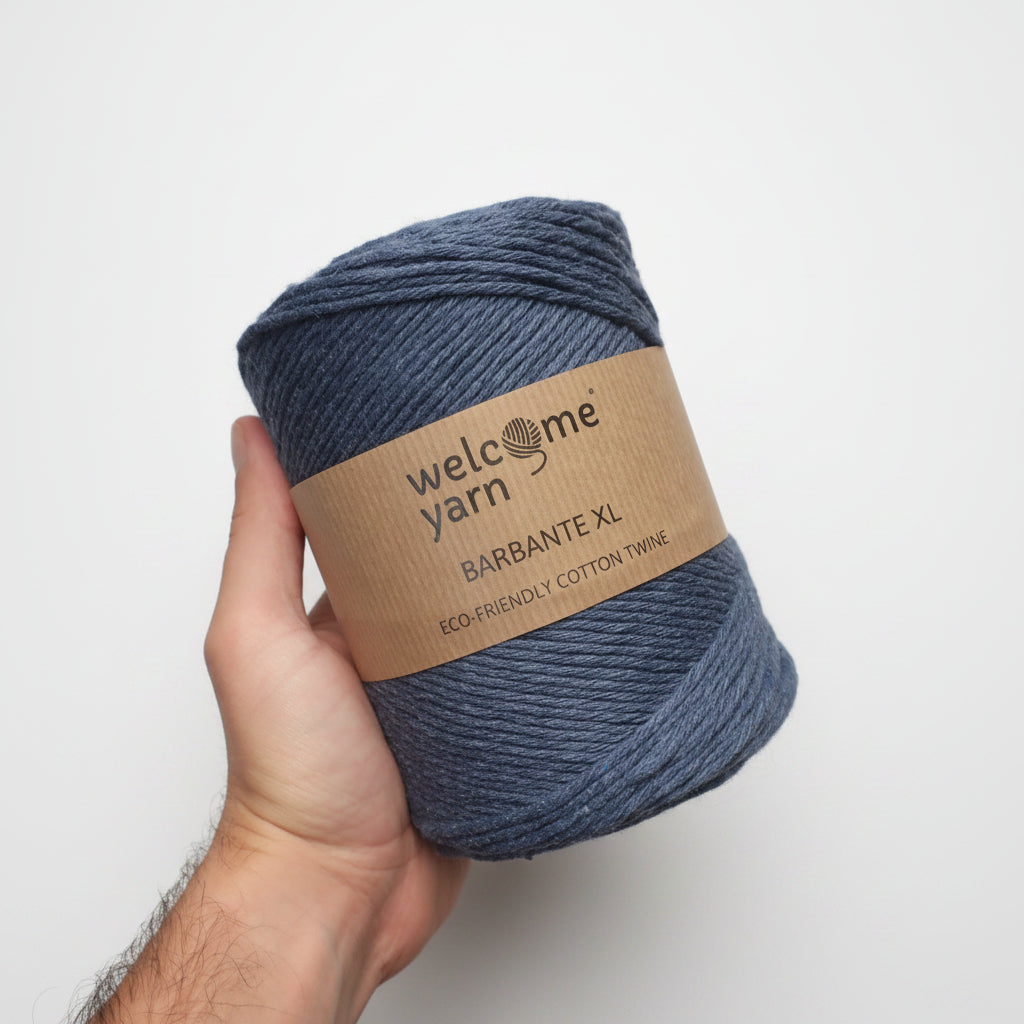 Fio Barbante XL 500g Azul Ganga