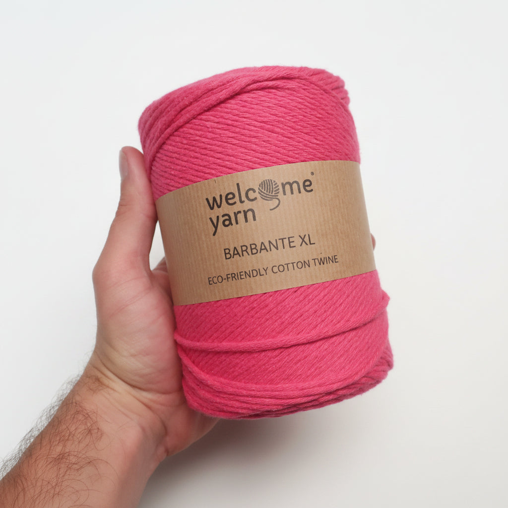 Fio Barbante XL 500g Rosa Fuchsia Claro