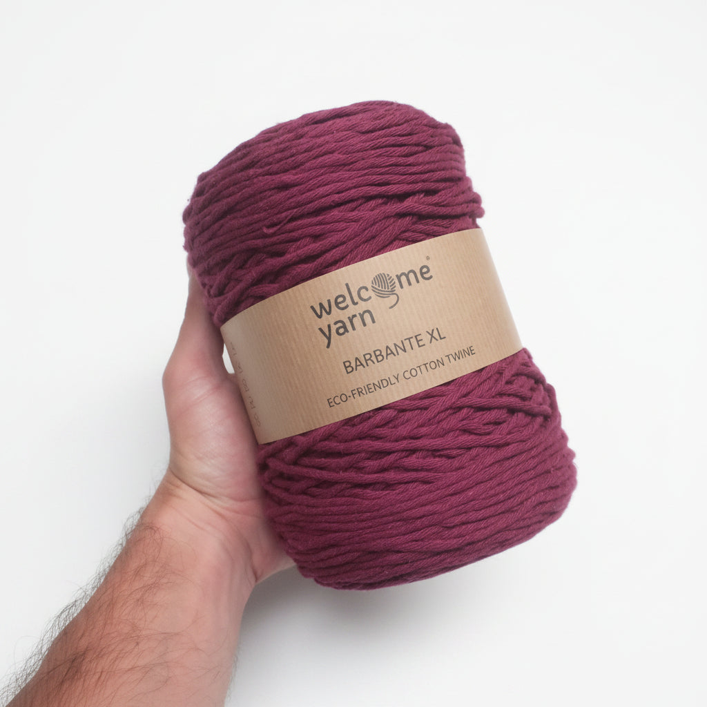 Fio Barbante XL 500g Rosa Framboesa