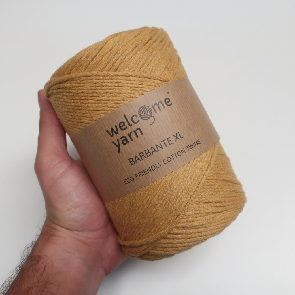 Fio Barbante XL 500g Amarelo Pastel