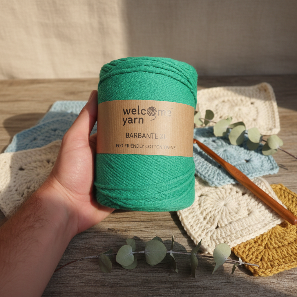 Fio Barbante XL 500g Verde Bandeira