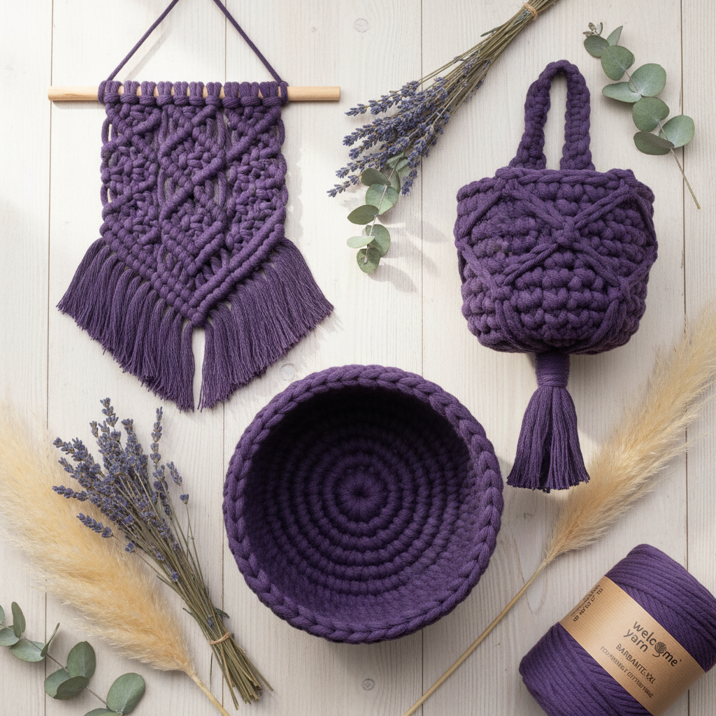 Fio Barbante XXL 500g Roxo