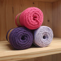 Fio Barbante XL 300g - Pack 3x - Roxo Violeta Rosa Fuchsia
