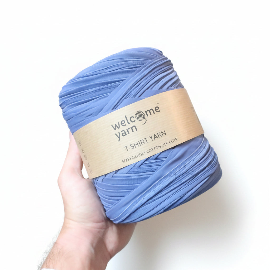 Rolo de Trapilho Fio de Malha Resídual - Azul - Licra Muito Elástico