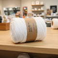 Rolo de Trapilho Fio de Malha Resídual - Branco - Algodão Pouco Elástico