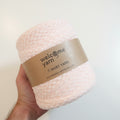 Rolo de Trapilho Fio de Malha Resídual - Rosa Claro - Tule Muito Elástico