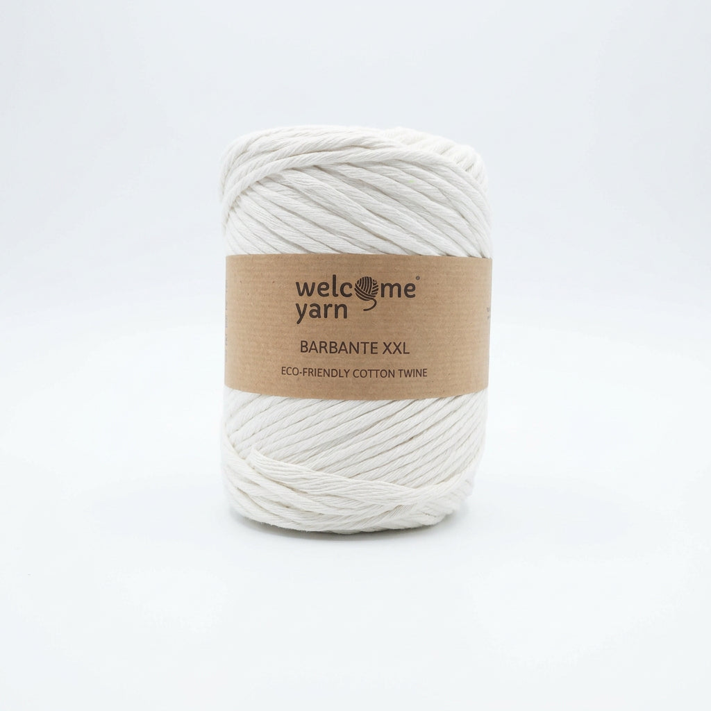 Rolo de Fio Barbante XXL de Algodão Reciclado Off-White | 500 g