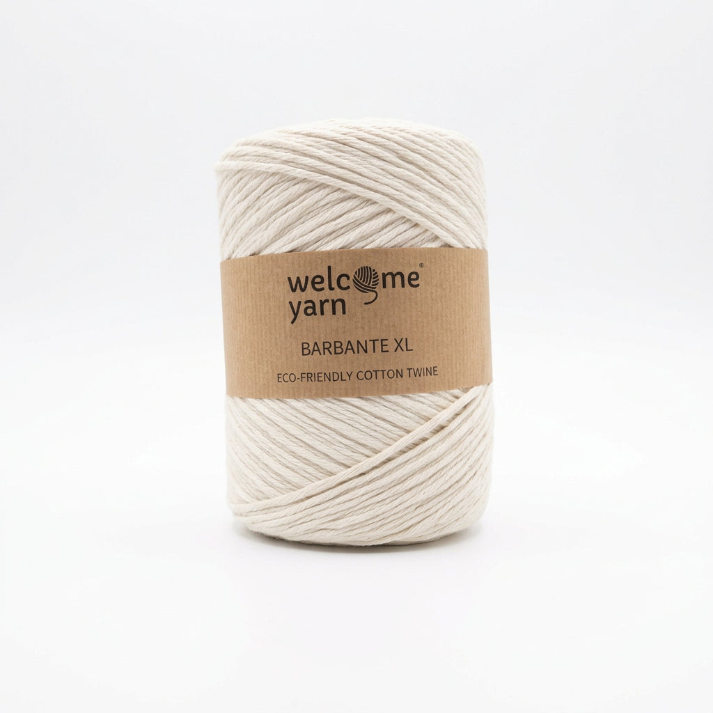 Fio Barbante XL Welcomeyarn Cru Claro – Algodão Reciclado 500g