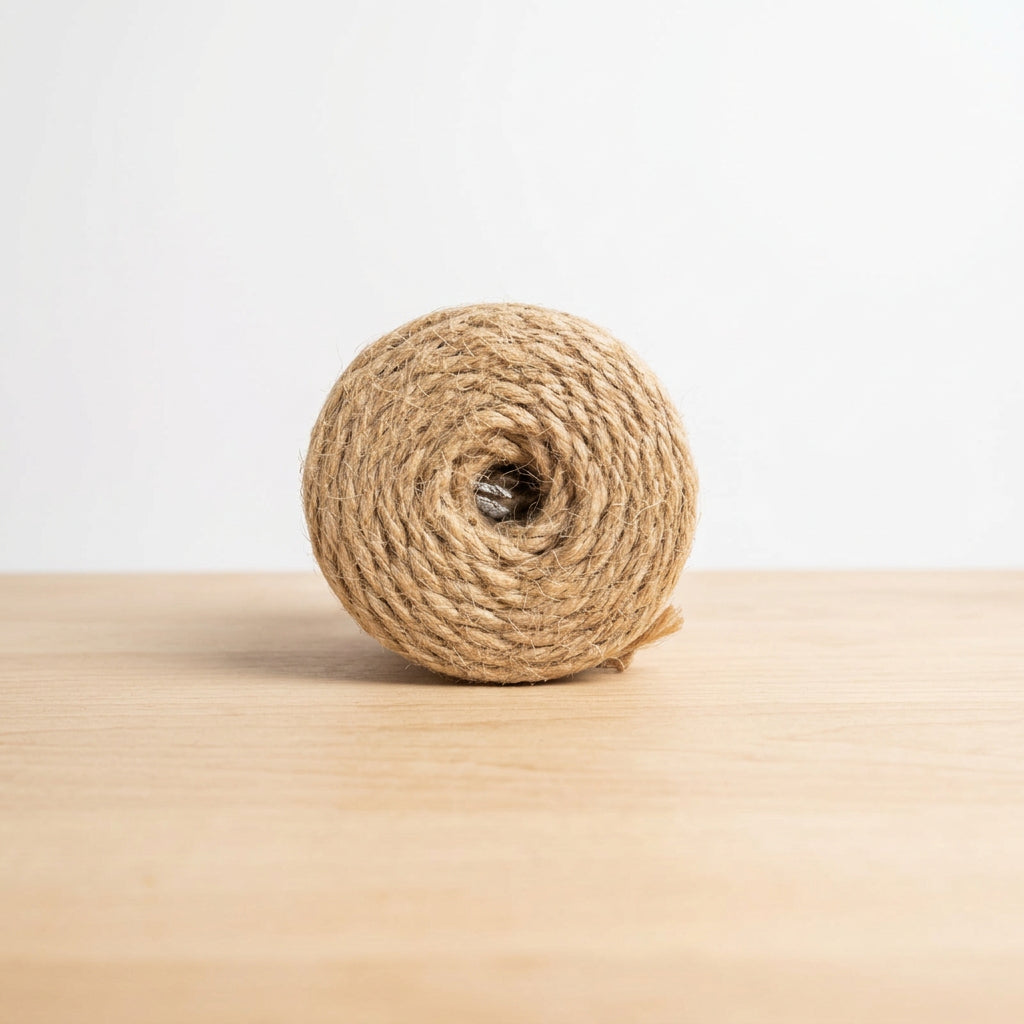 Fio de Juta Natural 2mm (Bobine 75m / 180g) – Cordel Rústico Multiusos