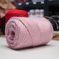 Rustic Macramé Cotton Pink
