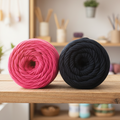 Fio Barbante XL 300g - Pack 2x - Rosa Fuchsia + Azul Escuro