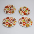 Printed Wood Button 40mm Pack4x