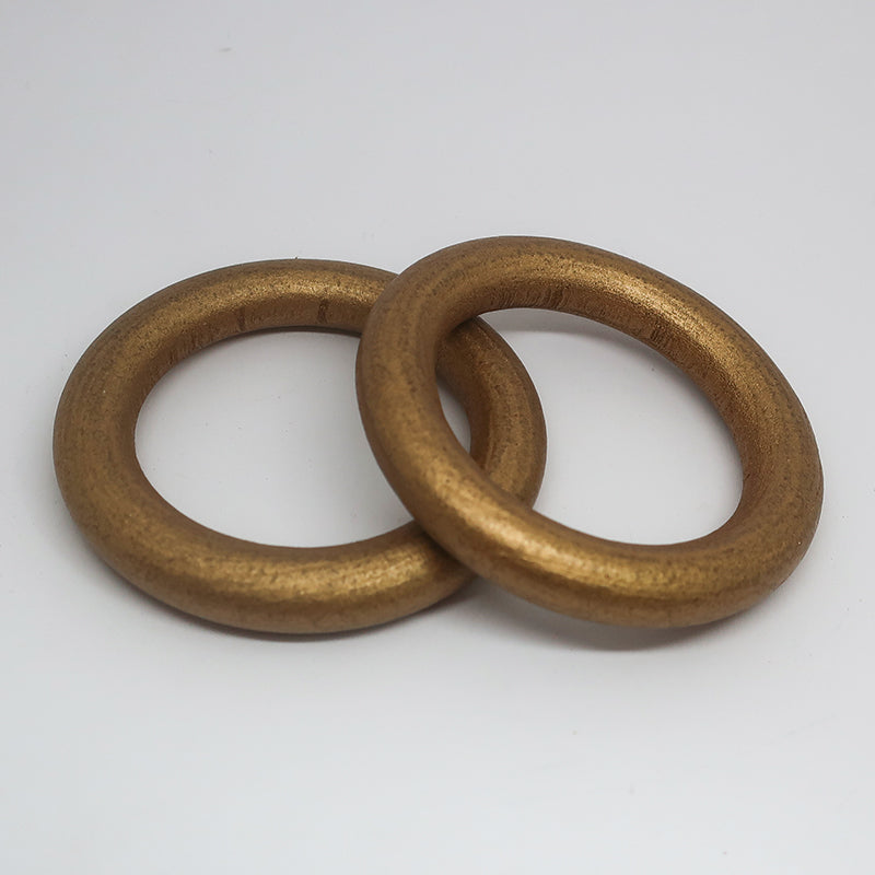 Wooden Rings for Macramé