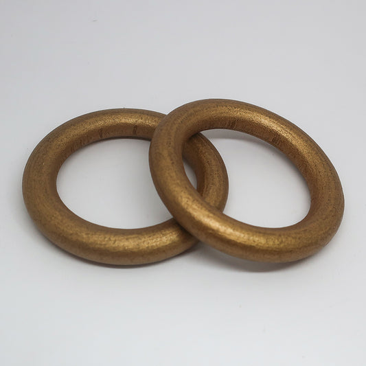 Wooden Rings for Macramé