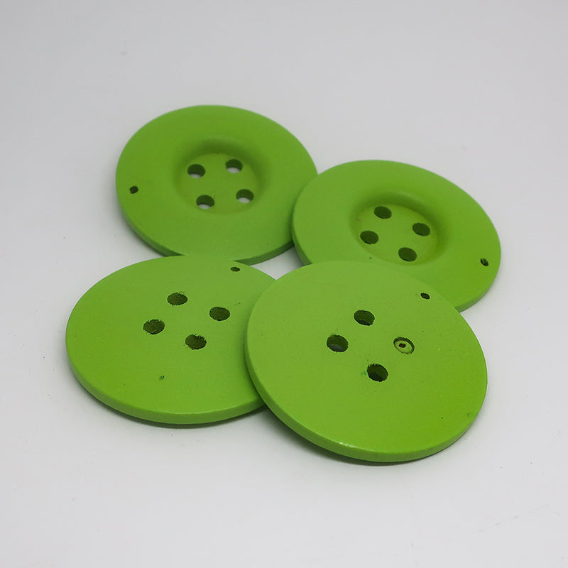 Solid Wood Button 40mm Pack4x