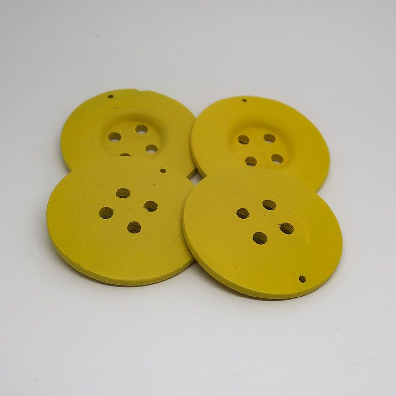 Solid Wood Button 40mm Pack4x