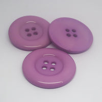 Lot de 3 boutons en acrylique 50 mm
