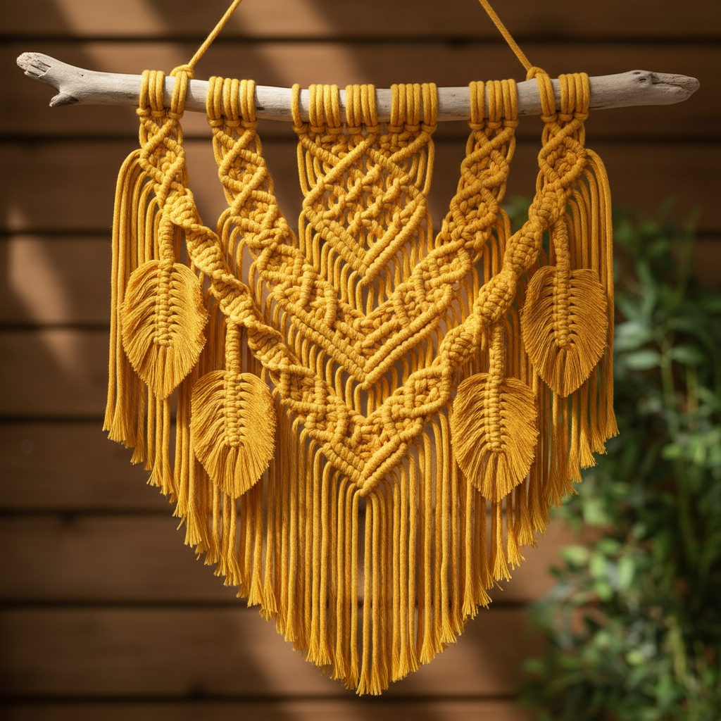 Fio Barbante XXL 300g Amarelo Torrado