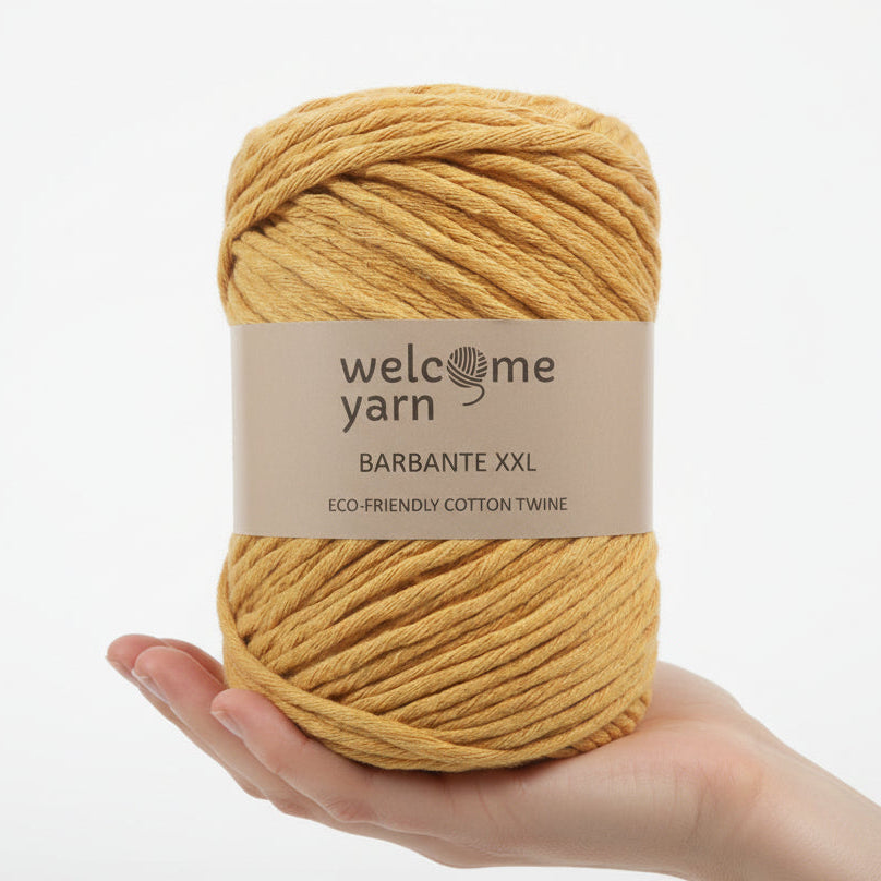 Fio Barbante XXL 300g Amarelo Pastel