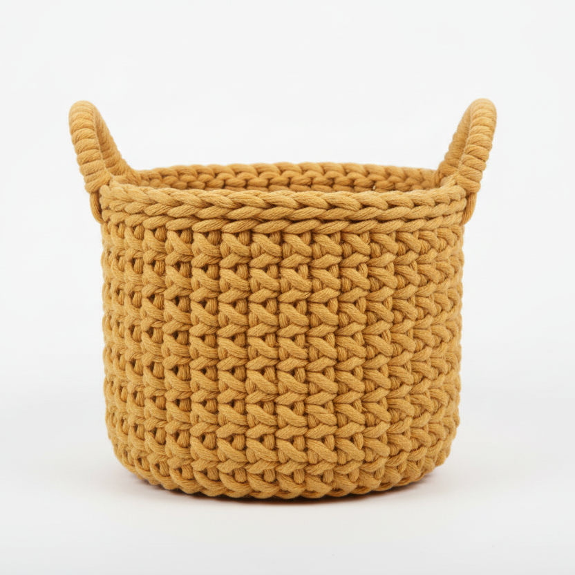 Fio Barbante XXL 300g Amarelo Pastel