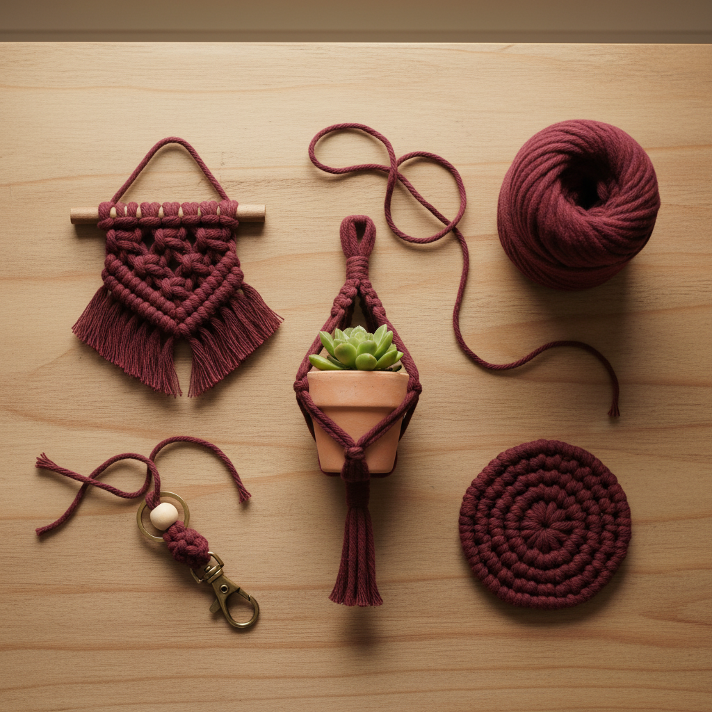 Fio Barbante XXL 300g Bordô