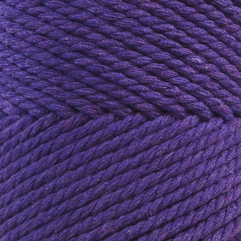 Corda de Algodão 3 Cabos Roxo Indigo