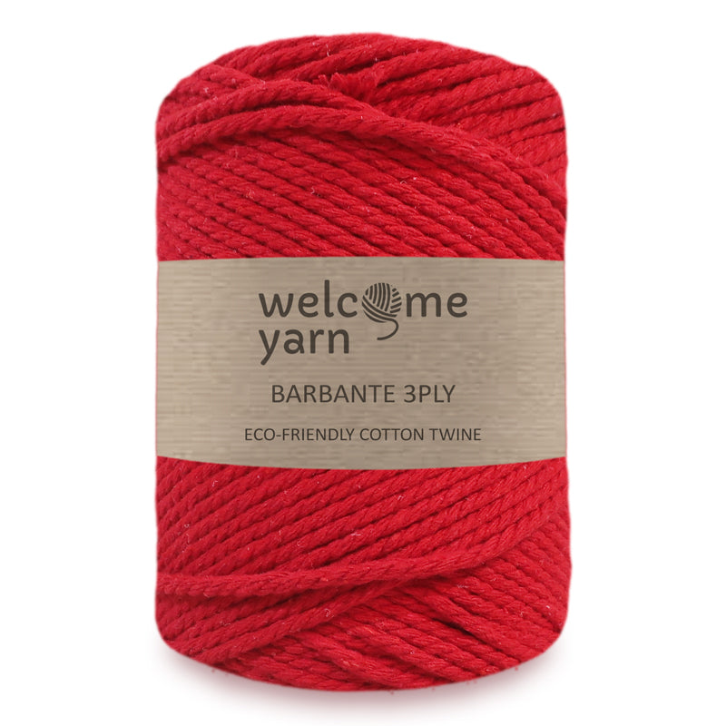 3PLY Cotton Rope Red