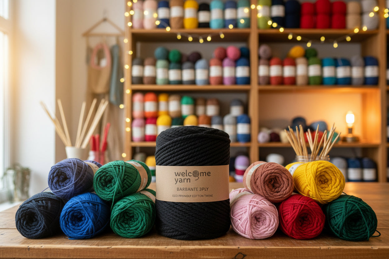 Corde en Coton 3 Brins Noir