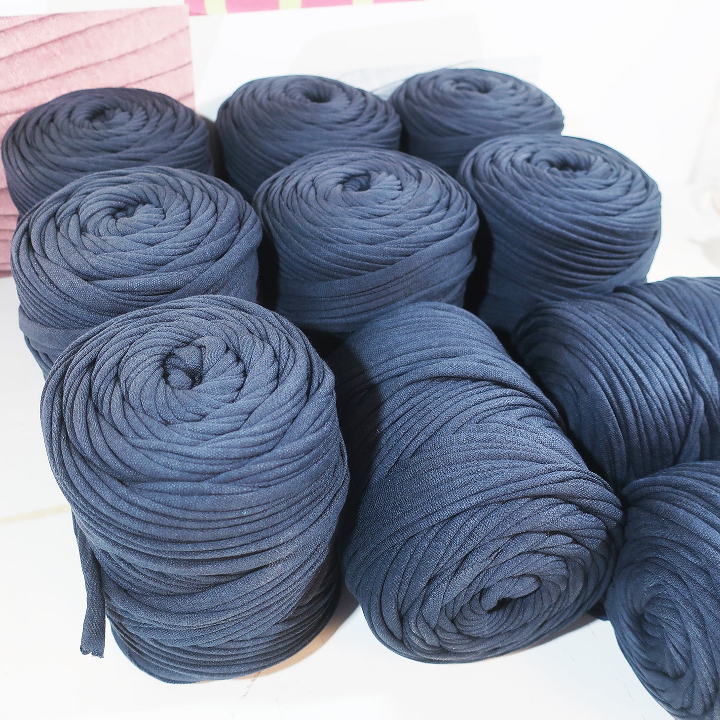T-shirt Yarn Pack 10x - Dark Blue