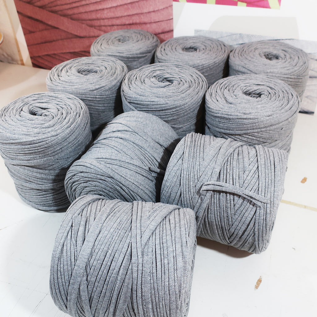 T-shirt Yarn Pack 10x - Grey