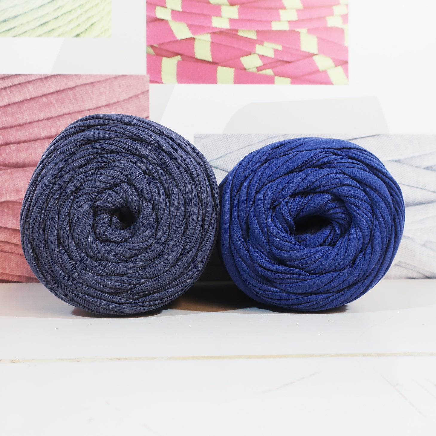 T-shirt Yarn Pack 2x - Blue