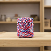 Barbante M Red White Blue